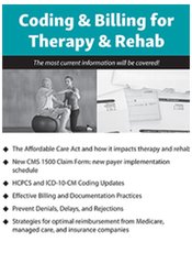 Sherry Marchand - 2018 Coding and Billing for Therapy and Rehab digital download