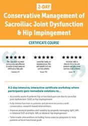 Kyndall Boyle - 2 DAY: Conservative Management of Sacroiliac Joint Dysfunction & Hip Impingement digital download