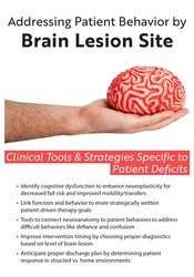 Jerome Quellier - Addressing Patient Behavior by Brain Lesion Site: Clinical Tools & Strategies Specific to Patient Deficits digital download
