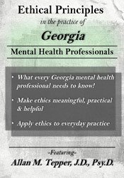Allan M Tepper - Ethical Principles in the Practice of Georgia Mental Health Professionals digital download