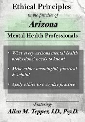 Allan M Tepper - Ethical Principles in the Practice of Arizona Mental Health Professionals digital download