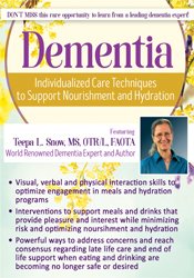 Teepa L. Snow - Dementia: Individualized Care Techniques to Support Nourishment and Hydration digital download