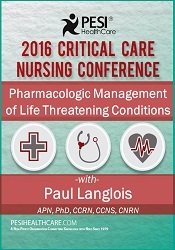 Dr. Paul Langlois - Pharmacological Management of Life Threatening Conditions digital download