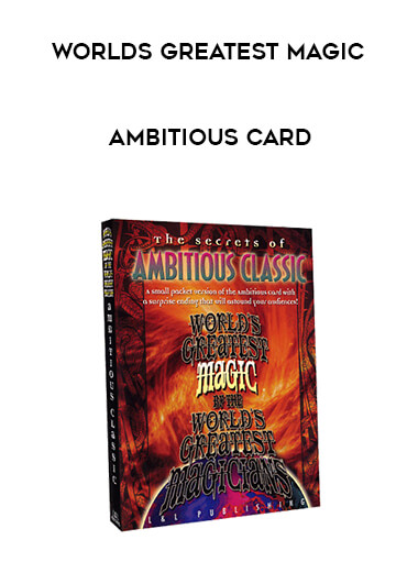 Worlds Greatest Magic - Ambitious Card digital download
