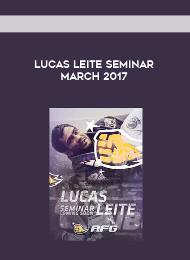 Lucas Leite Seminar March 2017 digital download
