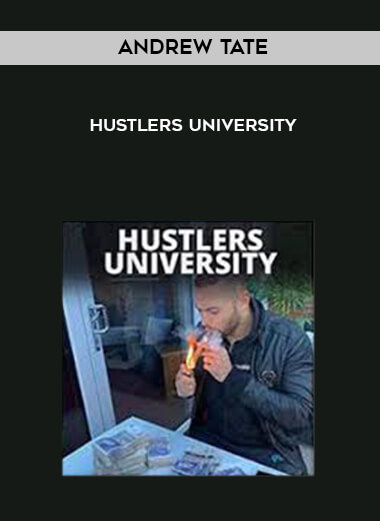 Andrew Tate - Hustlers University digital download
