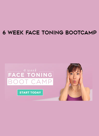 6 Week Face Toning Bootcamp digital download