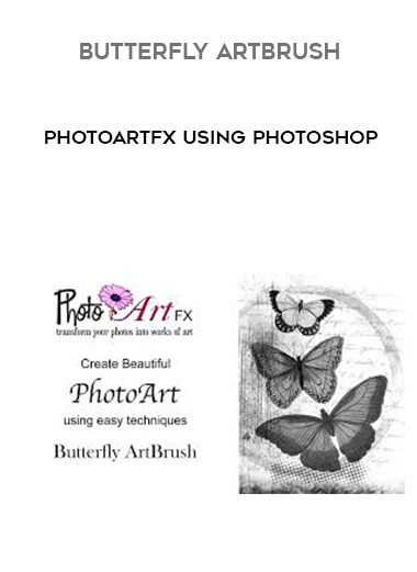 PhotoArtFX using Photoshop - Butterfly ArtBrush digital download