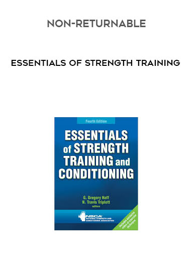 Non-Returnable - Essentials of Strength Training digital download