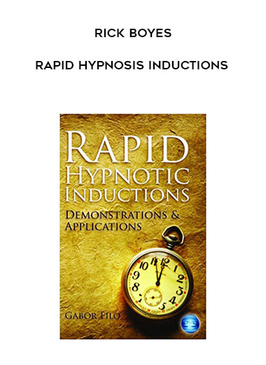 Rick Boyes - Rapid Hypnosis inductions digital download