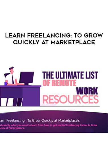 Learn Freelancing : To Grow Quickly at Marketplace's digital download