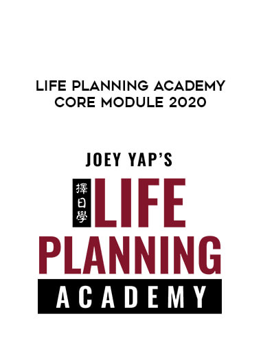 Life Planning Academy Core Module 2020 digital download