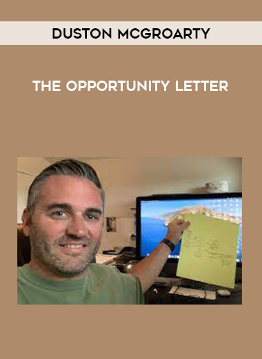 Duston McGroarty - The Opportunity Letter digital download