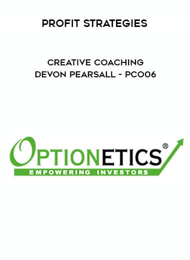 Profit Strategies - Creative Coaching - Devon Pearsall - PCO06 digital download