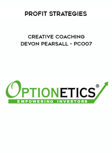 Profit Strategies - Creative Coaching - Devon Pearsall - PCO07 digital download