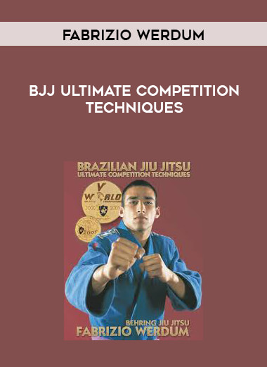 Fabrizio Werdum - BJJ Ultimate Competition Techniques digital download