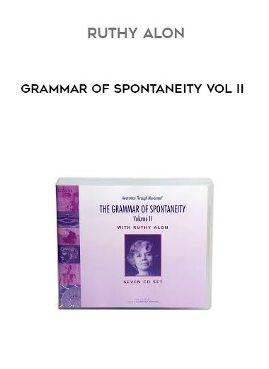 Ruthy Alon - Grammar of Spontaneity Vol II digital download