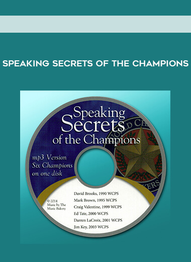 Speaking Secrets of the Champions digital download
