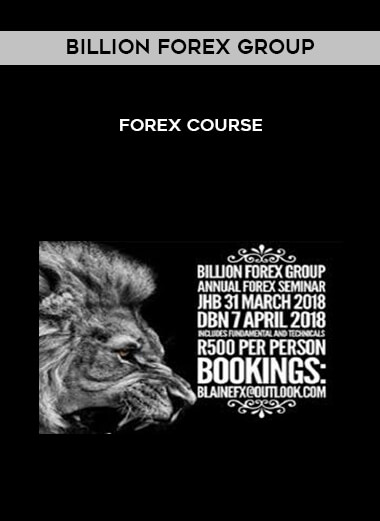 Billion Forex Group - Forex Course digital download