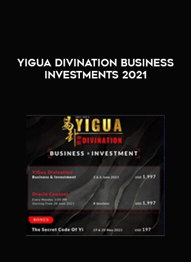 yigua divination business investments 2021 digital download