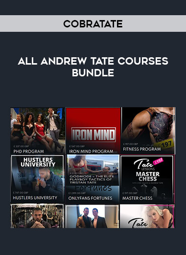 Cobratate - All Andrew Tate Courses Bundle digital download