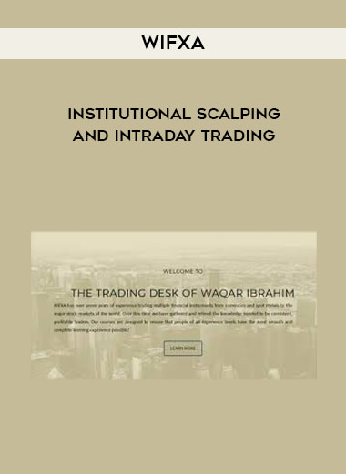 WIFXA - Institutional Scalping and Intraday Trading digital download