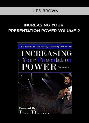 Les Brown - Increasing Your Presentation Power Volume 2 digital download