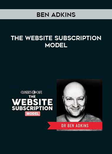 Ben Adkins - The Website Subscription Model digital download