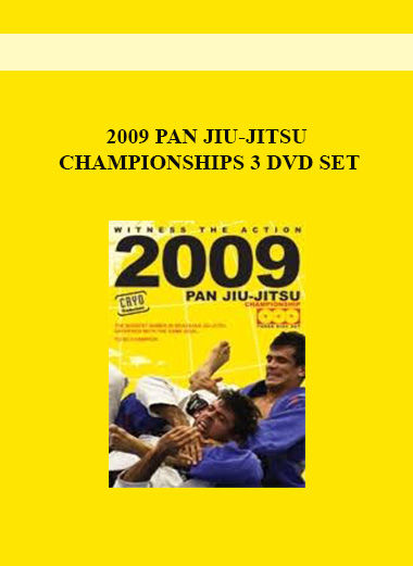 2009 PAN JIU-JITSU CHAMPIONSHIPS digital download