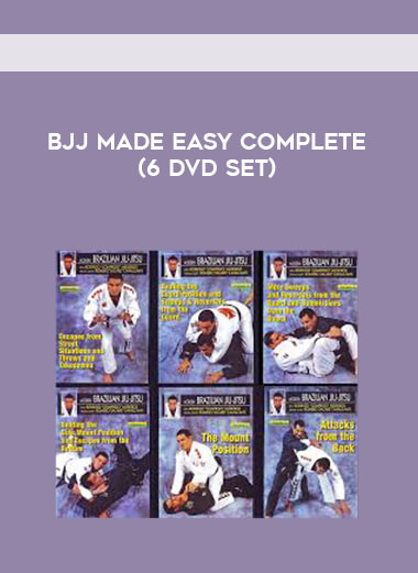 BJJ Made Easy Complete (6 DVD Set) digital download
