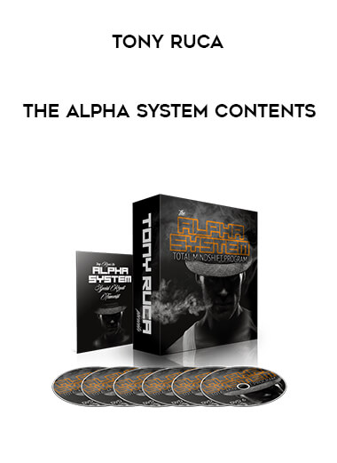 Tony Ruca - The Alpha System Contents digital download