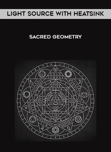 Light SOURCE with HeatSink - Sacred Geometry digital download