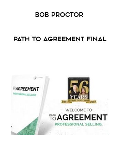 Bob Proctor - Path to Agreement Final digital download