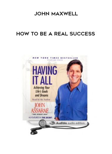 John Maxwell - How to be a real success digital download
