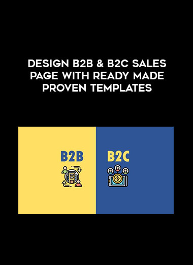 Design B2B & B2C Sales Page with Ready Made Proven Templates digital download