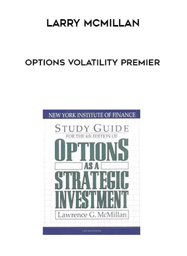 Larry McMillan - Options Volatility Premier digital download