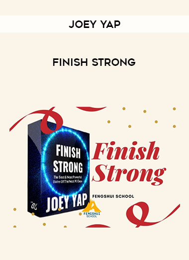 Finish Strong - Joey Yap digital download