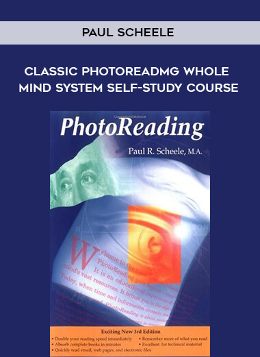 Paul Scheele - Classic PhotoReadmg Whole Mind System Self-Study Course digital download