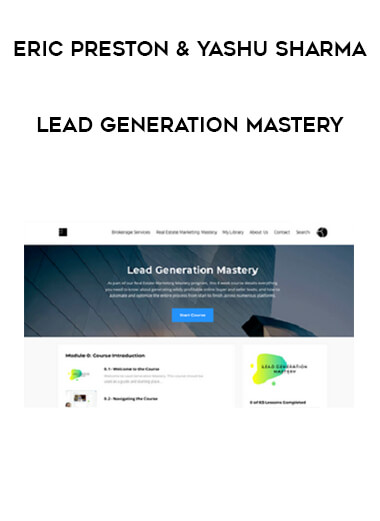 Lead Generation Mastery - Eric Preston & Yashu Sharma digital download