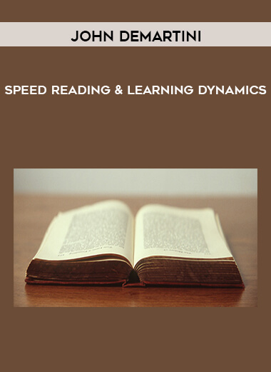 John Demartini - Speed Reading & Learning Dynamics digital download
