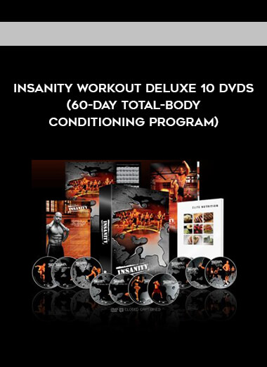 INSANITY Workout Deluxe 10 DVDs (60-Day Total-Body Conditioning Program) digital download