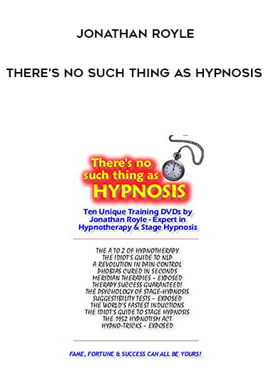 Jonathan Royle - There's No Such Thing As Hypnosis digital download