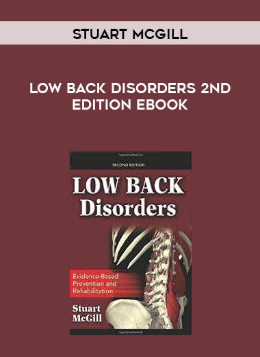 Stuart McGill - Low Back Disorders 2nd Edition Ebook digital download