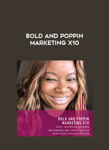 Bold and Poppin Marketing x10 digital download