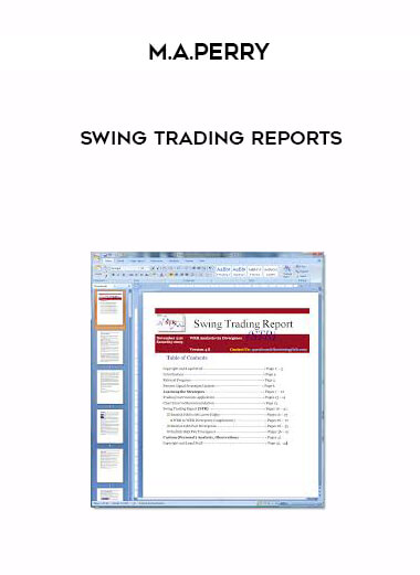 M.A.Perry - Swing Trading Reports digital download
