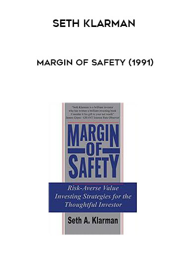 Seth Klarman - Margin of Safety (1991) digital download