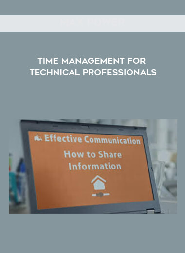 Time Management for Technical Professionals digital download