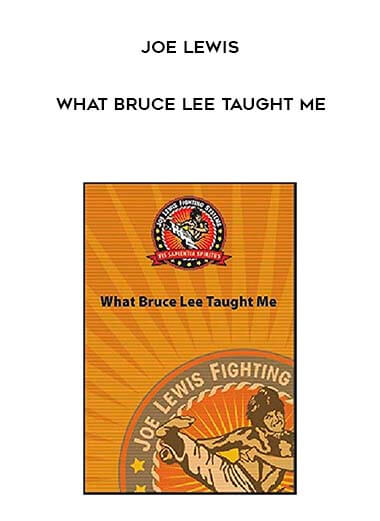 Joe Lewis - What Bruce Lee Taught Me digital download