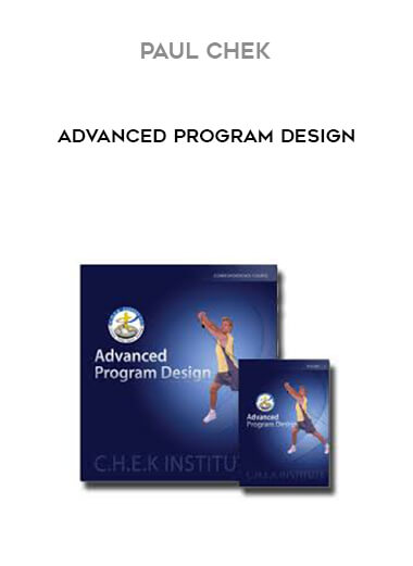 Paul Chek - Advanced Program Design digital download