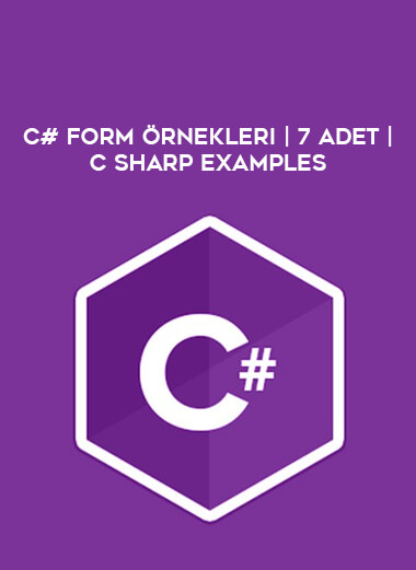 C# Form Örnekleri | 7 Adet | C Sharp Examples digital download